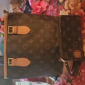 Brown Monogram Bucket and Phone Case